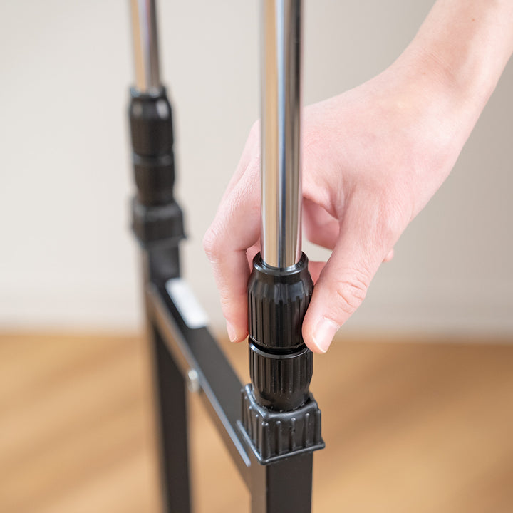 オフィスチェア腰痛チェアスタンド立ち姿勢サポート背もたれ調節高さ77～120cm