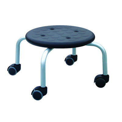 スツール 丸 キャスター ロータイプ 耐荷重100kg 座面高25cm