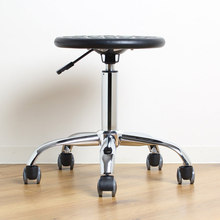 スツール丸キャスター昇降回転座面高43～56cm