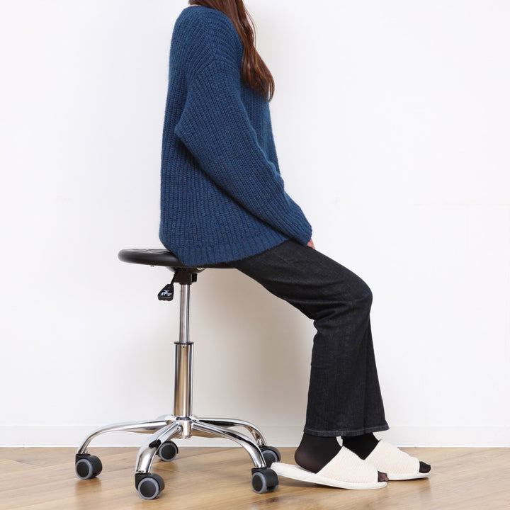 スツール丸キャスター昇降回転座面高43～56cm