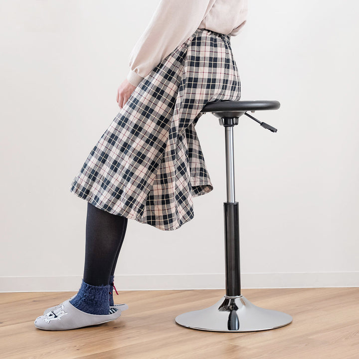 スツール丸昇降回転座面高48～72cm