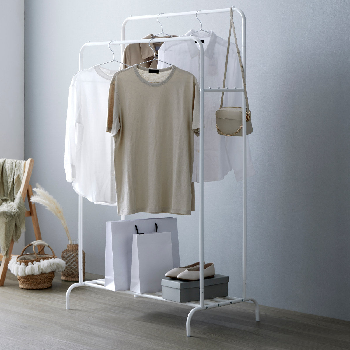 シンプルハンガーラック ダブルタイプ – ハウジー