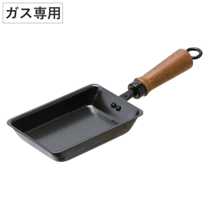 玉子焼き器9.5×15cm鉄製ガス火専用プチッとミニサイズ