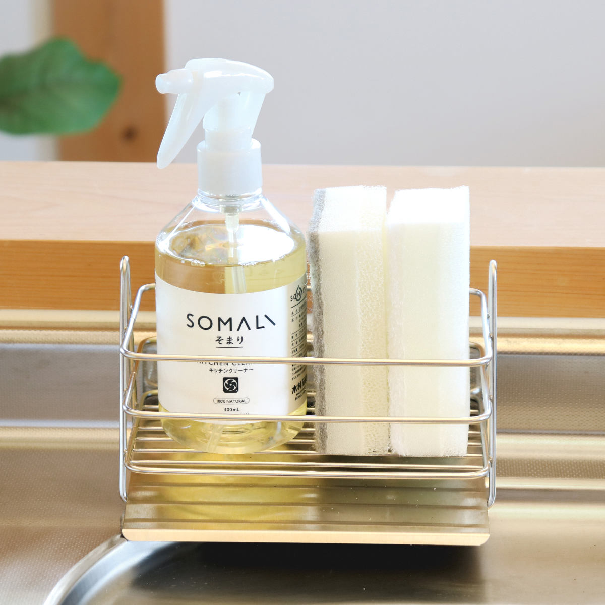 スポンジラック 水が流れる 洗剤スポンジラック – ハウジー