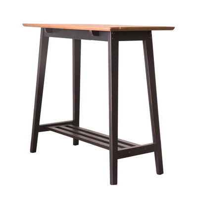 カウンターテーブル 高さ90cm おしゃれ 天然木 ヴィンテージ風