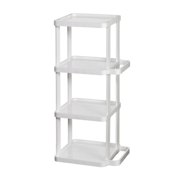 シューズラックスリム省スペース4段傘置き付き組立簡単