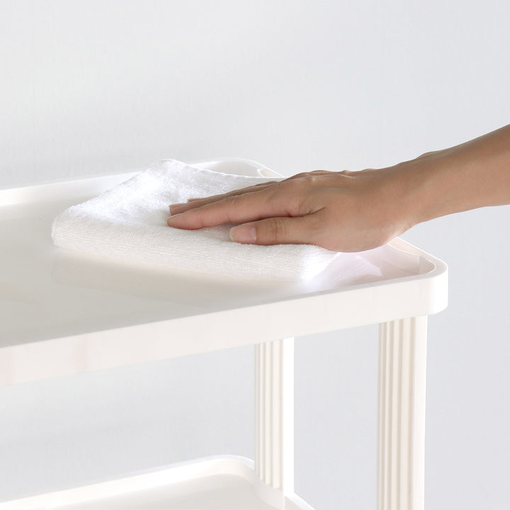 シューズラック省スペース4段ワイド傘置き付き最大8足収納可能組立簡単