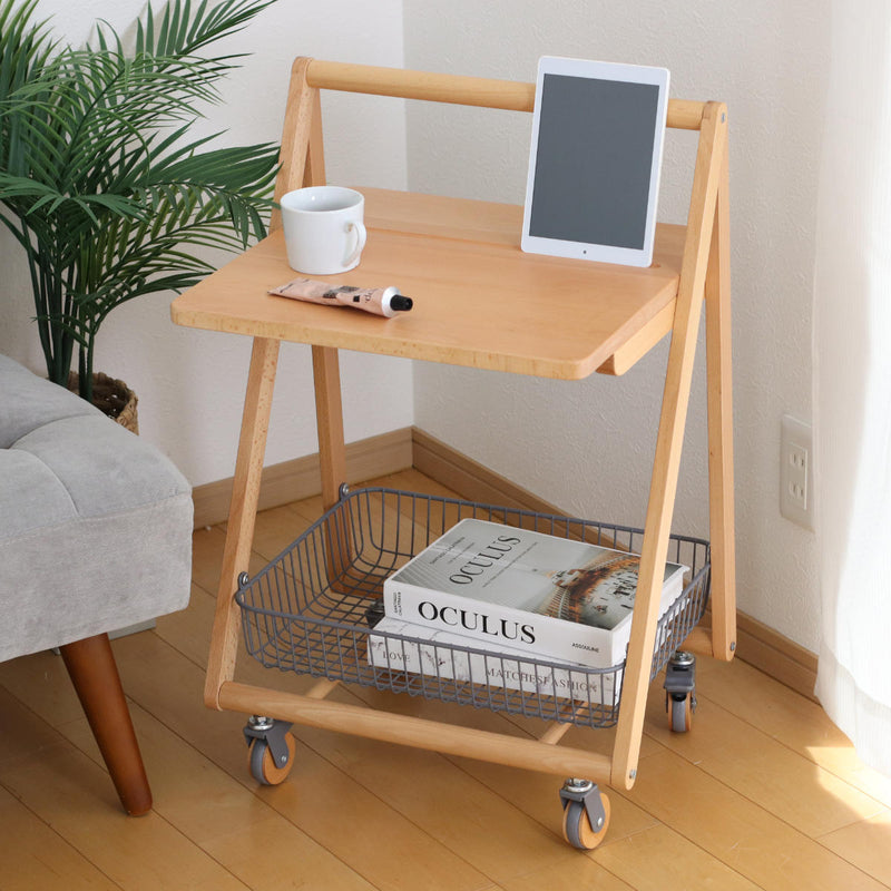 キャスター 温かみのあるデザイン サイドワゴン デスク キャスター 温かみのあるデザイン サイドワゴン デスク