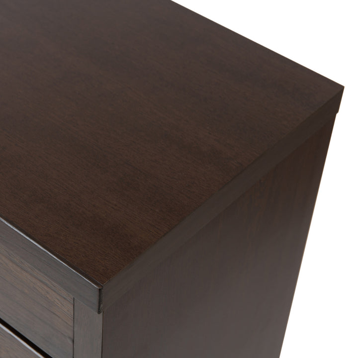 カウンター下チェスト幅40.5cm6段和モダン調日本製完成品