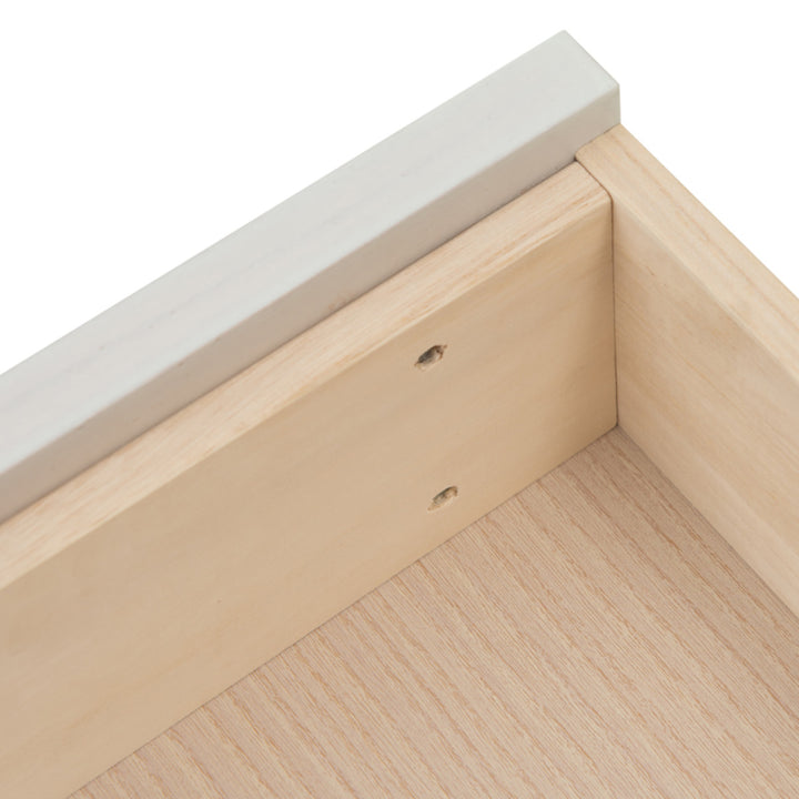 カウンター下チェスト幅40.5cm6段和モダン調日本製完成品