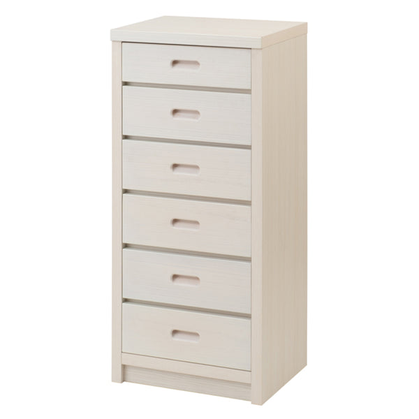 カウンター下チェスト幅40.5cm6段和モダン調日本製完成品