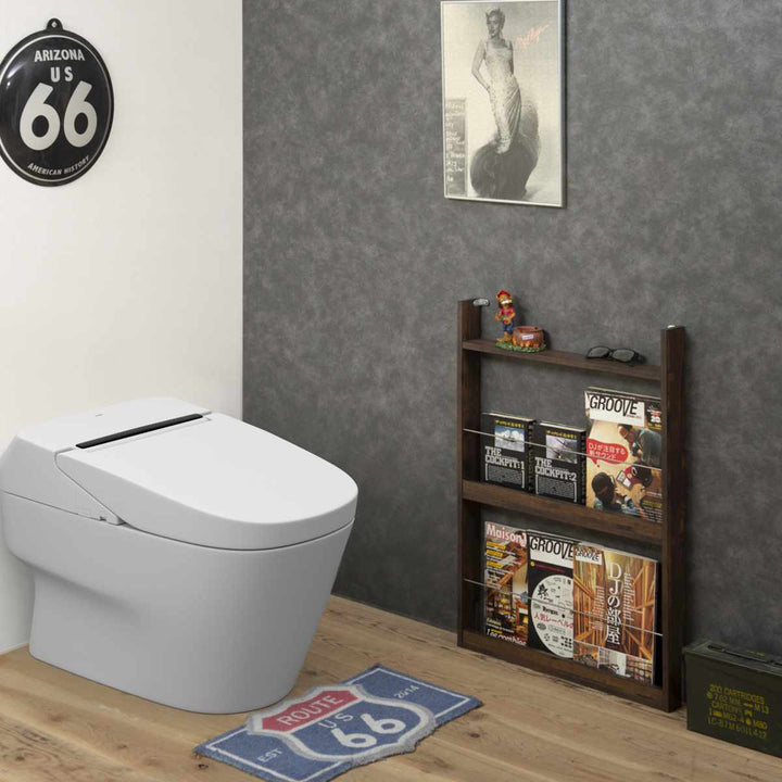 マガジンラック幅60cm2段薄型