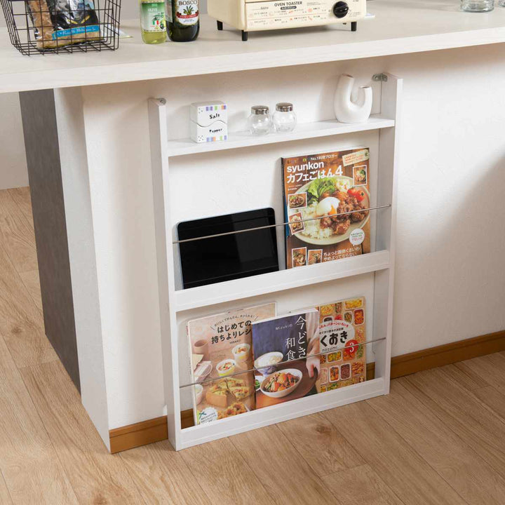 マガジンラック幅60cm2段薄型