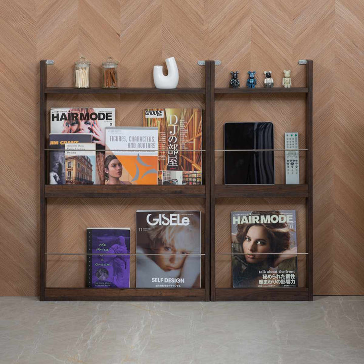 マガジンラック幅60cm2段薄型