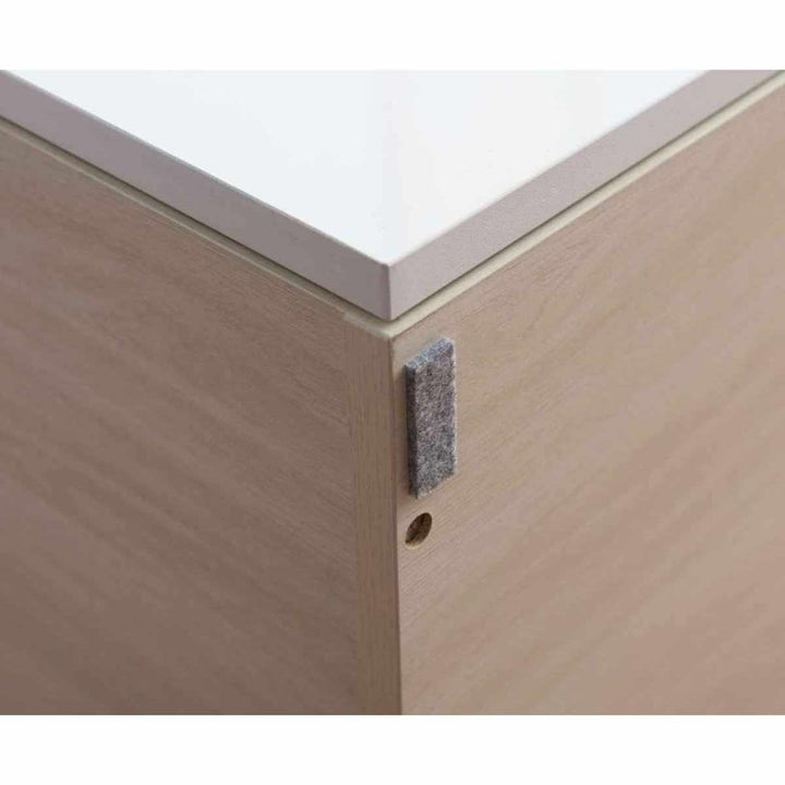 スクエアキャビネット4枚扉タイプハイグロス前板幅70cm