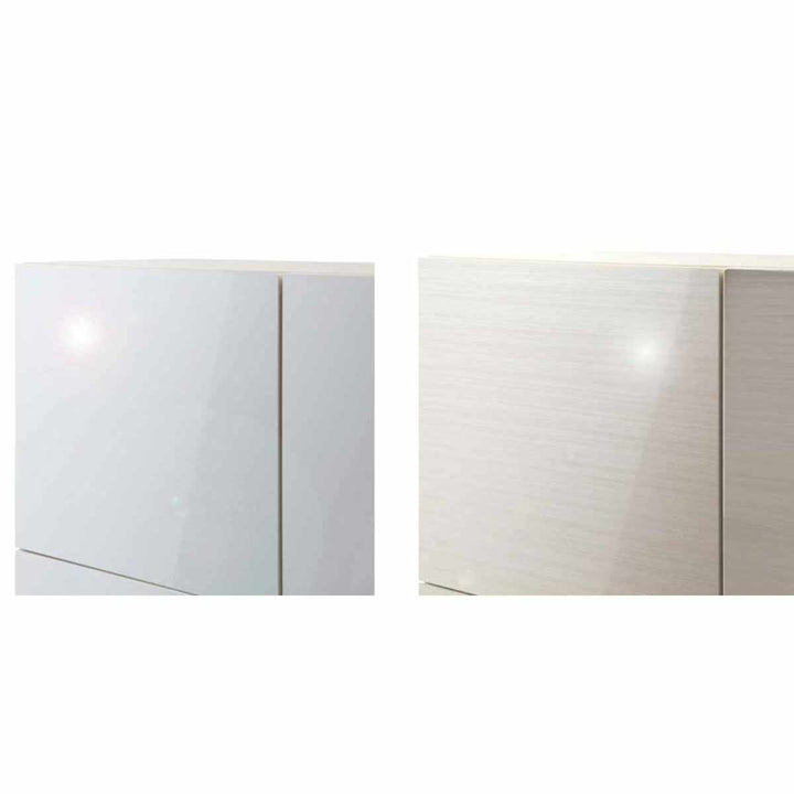 スクエアキャビネット4枚扉タイプハイグロス前板幅70cm