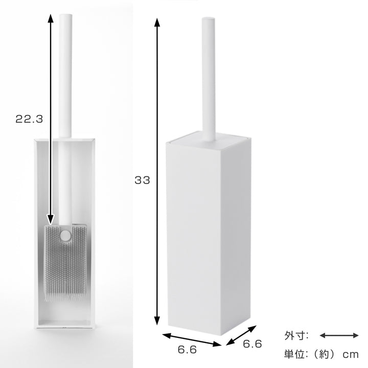 tidyトイレブラシコンパクトケース付きPlaTawafortoiletcompact