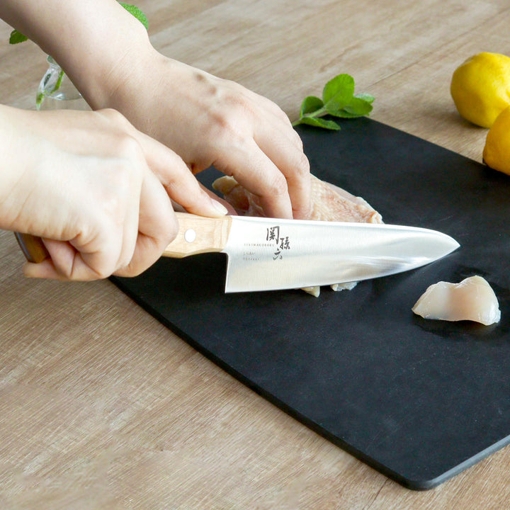 牛刀包丁18cm関孫六しらあい日本製貝印