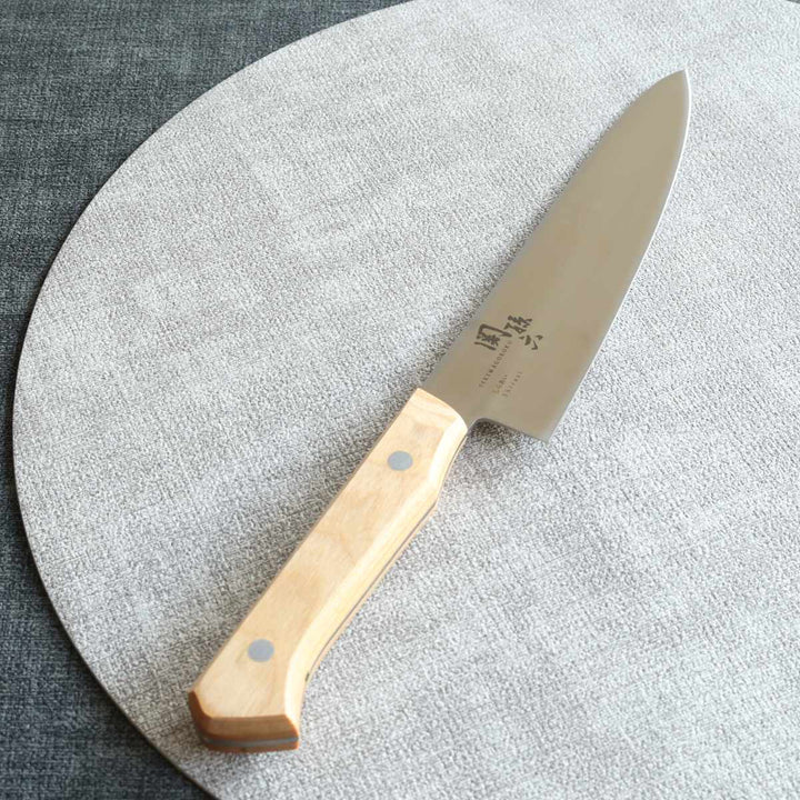 牛刀包丁18cm関孫六しらあい日本製貝印