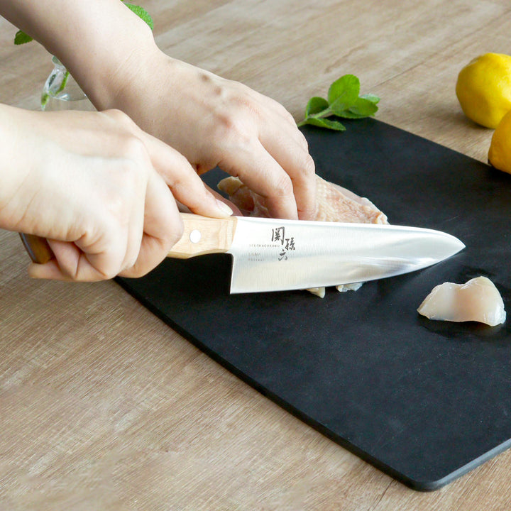 牛刀包丁18cm関孫六しらあい日本製貝印