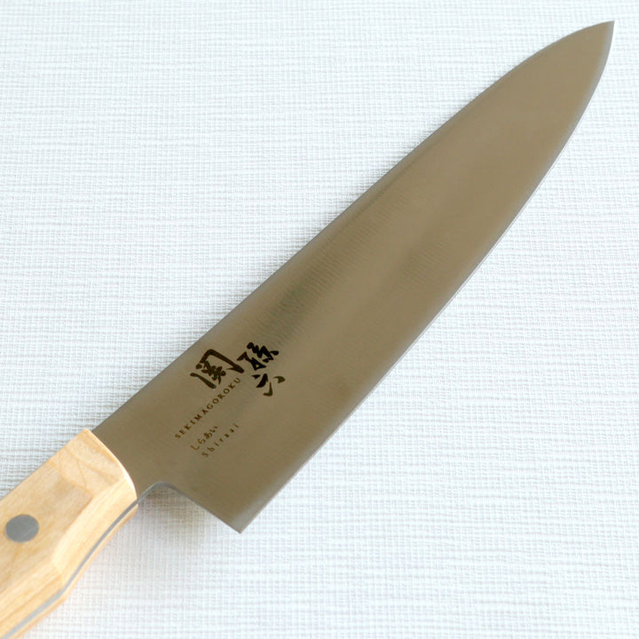 牛刀包丁18cm関孫六しらあい日本製貝印