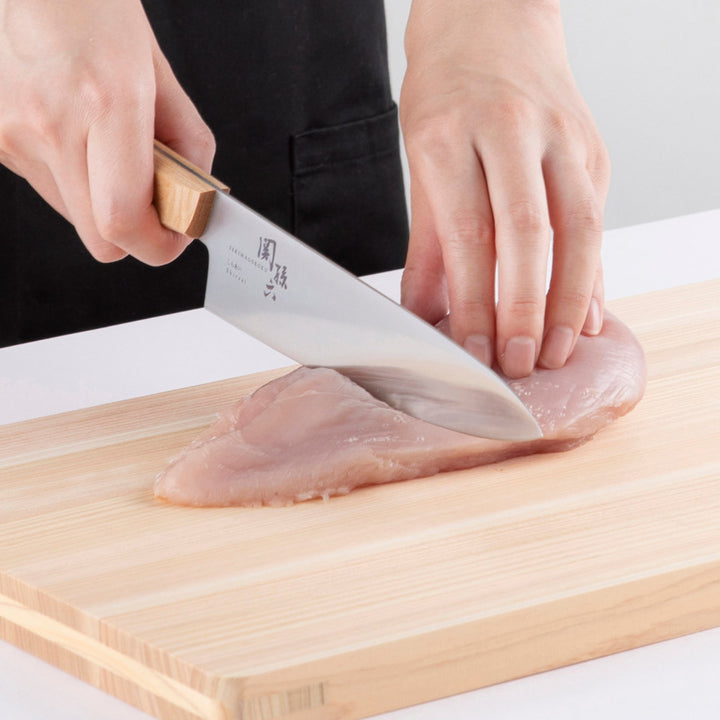 牛刀包丁18cm関孫六しらあい日本製貝印