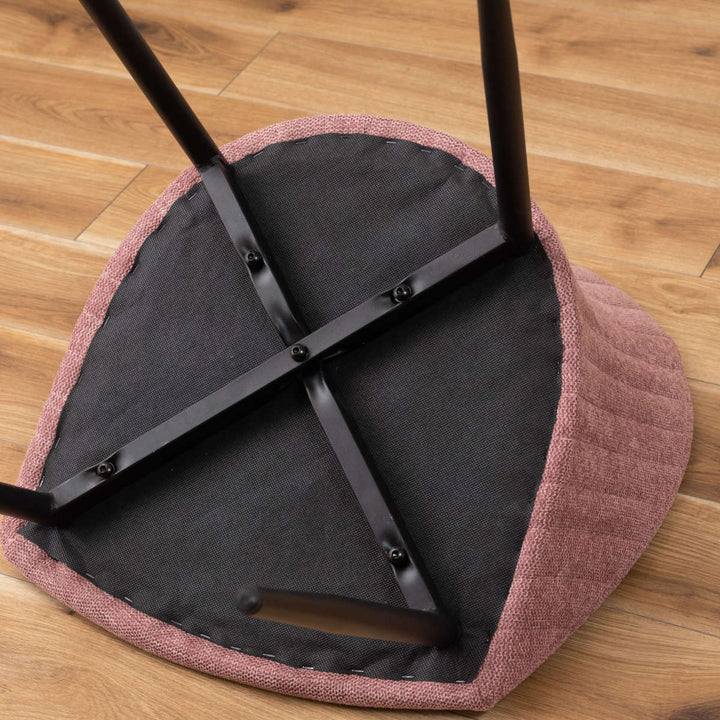 ダイニングチェア肘付き疲れにくい簡単組立座面高47cm