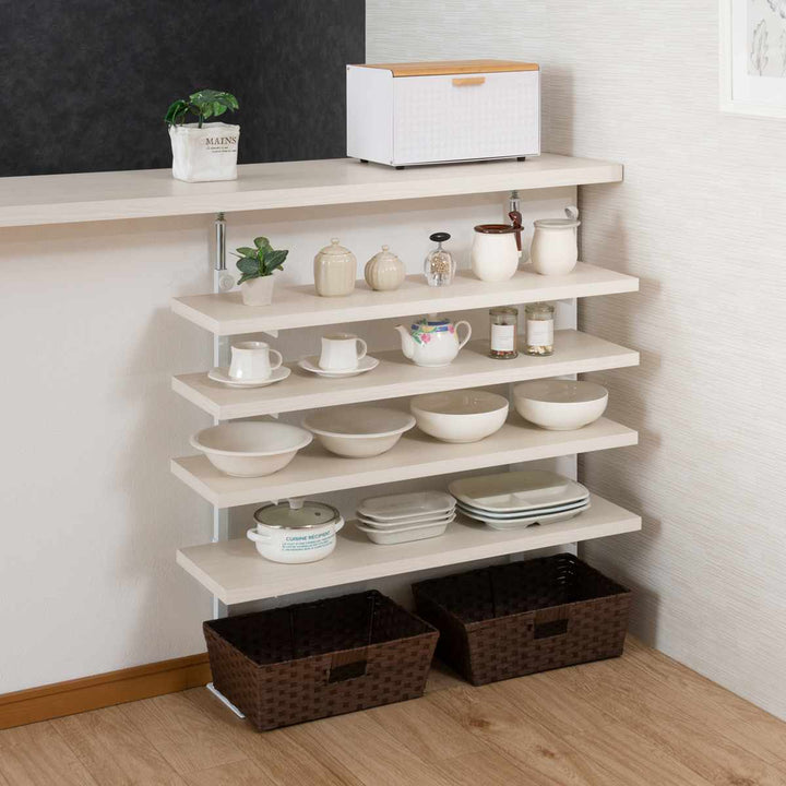 カウンター下ラック専用追加棚幅89.5cm棚板