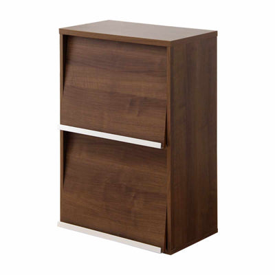 収納ラック 幅59cm フラップ扉 2枚タイプ 北欧風 組合せ家具 DEALS