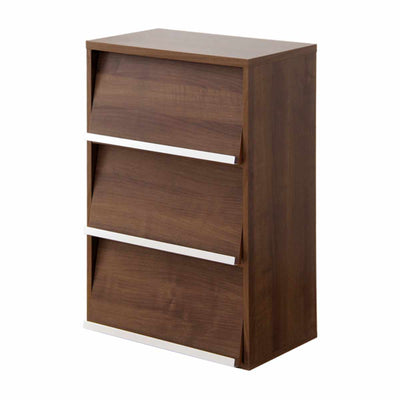 収納ラック 幅59cm フラップ扉 3枚タイプ 北欧風 組合せ家具 DEALS