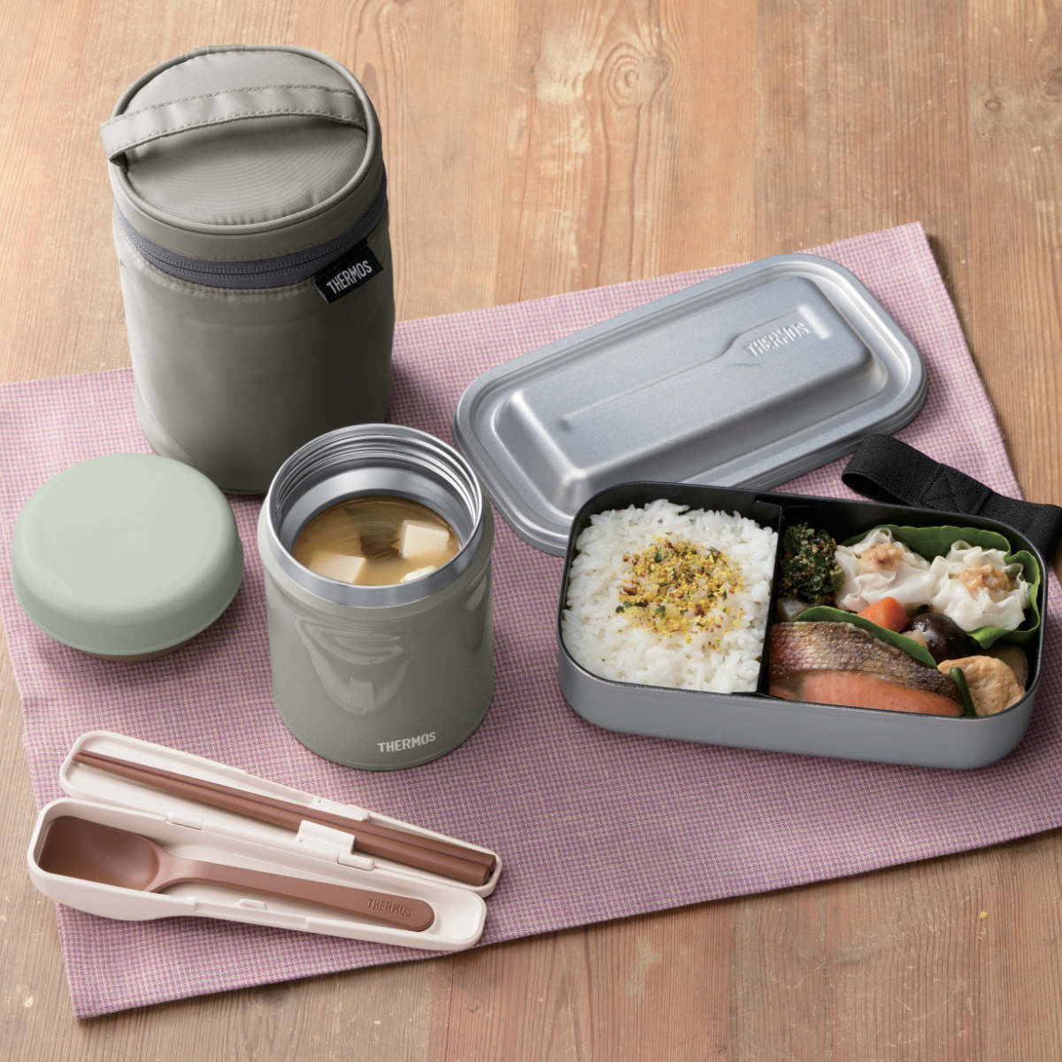 食洗機対応 スープジャー グレー 中型 サーモス スープジャー 400ml 真空断熱スープジャー 食洗機対応 – ハウジー