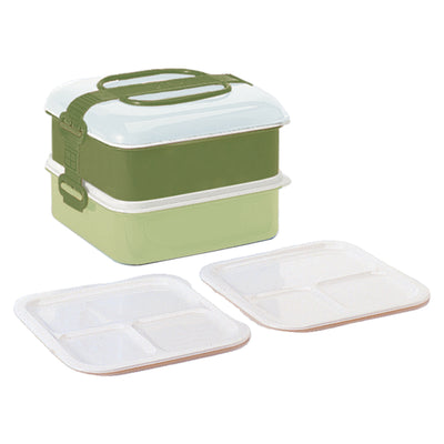 お重 2段 リオパック N2段 3200ml 取り皿付き