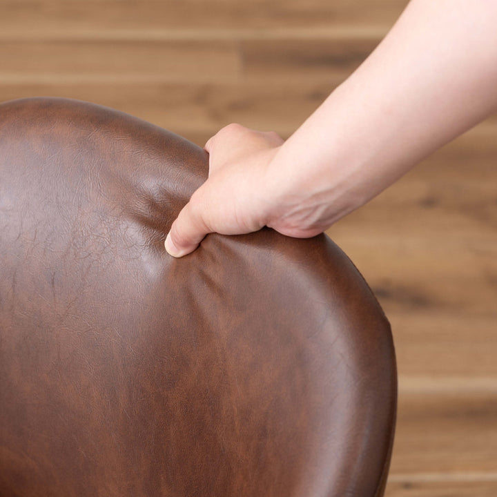 ダイニングチェア座面高43cm肘掛け付きカラメリ