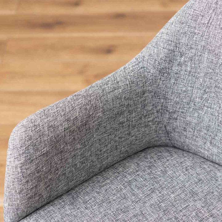 ダイニングチェア座面高43cm肘掛け付きカラメリ