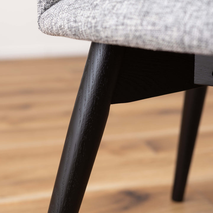 ダイニングチェア座面高43cm肘掛け付きカラメリ