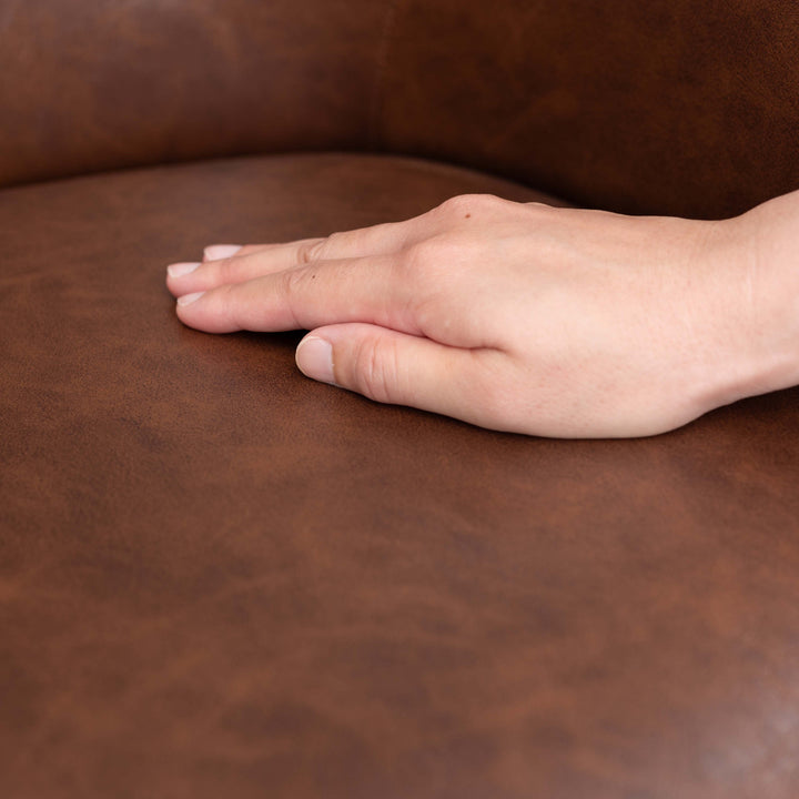 ダイニングチェア座面高43cm肘掛け付きカラメリ