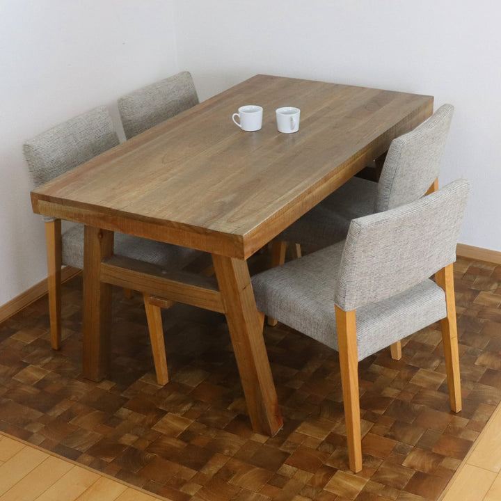 ラグダイニングラグ木目調182×300cm防炎加工撥水加工