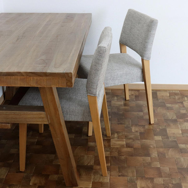 ラグダイニングラグ木目調182×300cm防炎加工撥水加工