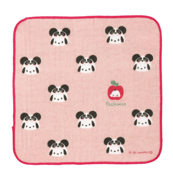ミニタオル20×20cmサンリオポチャッコかぶりもの