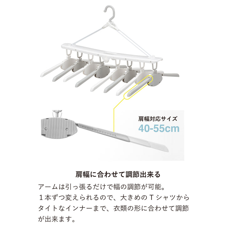 洗濯ハンガー8連THEHANGERSワンタッチ8連ハンガー