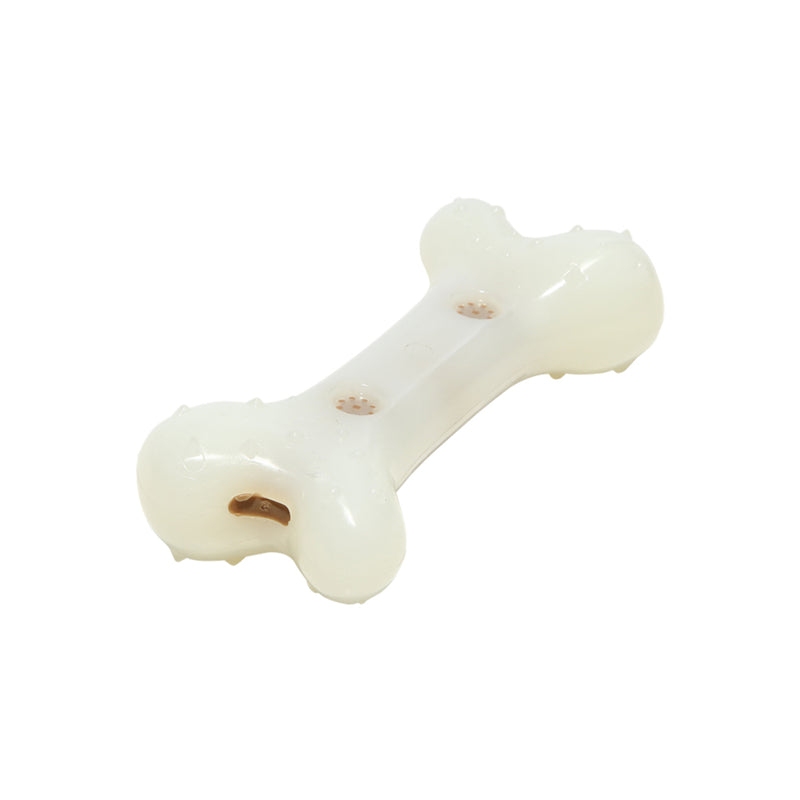 おもちゃ犬ループデンタルハードボーンベーコンフレーバーS骨歯磨き