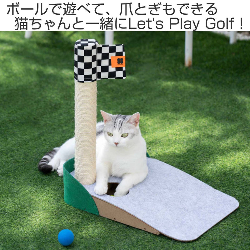 おもちゃ猫犬ミオファンスクラッチャーゴルフ一人遊び