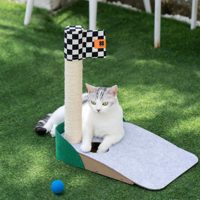 おもちゃ猫犬ミオファンスクラッチャーゴルフ一人遊び