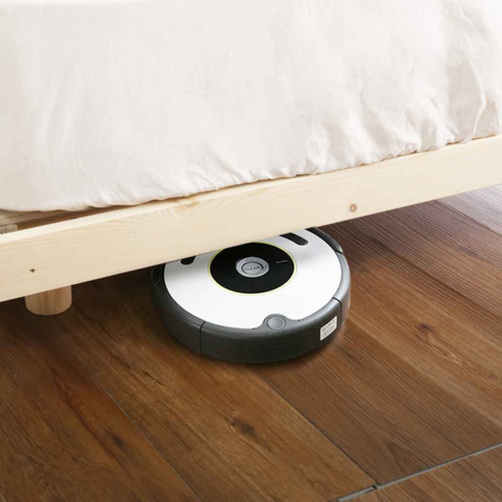 すのこベッドシングルLilitta簡易宮棚セット3段階調整脚付き天然木