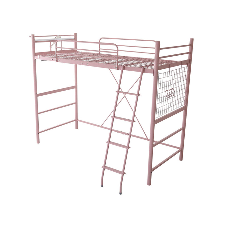 ロフトベッドシングルメッシュ宮棚2口コンセント付き選べる高さ