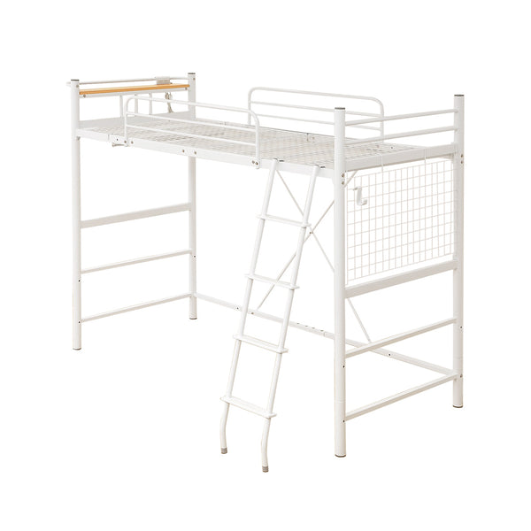 ロフトベッドシングルメッシュ宮棚2口コンセント付き選べる高さ