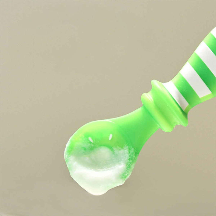 スプーンはじめて使うスプーンオレンジ＆キウイエジソンベビー離乳食