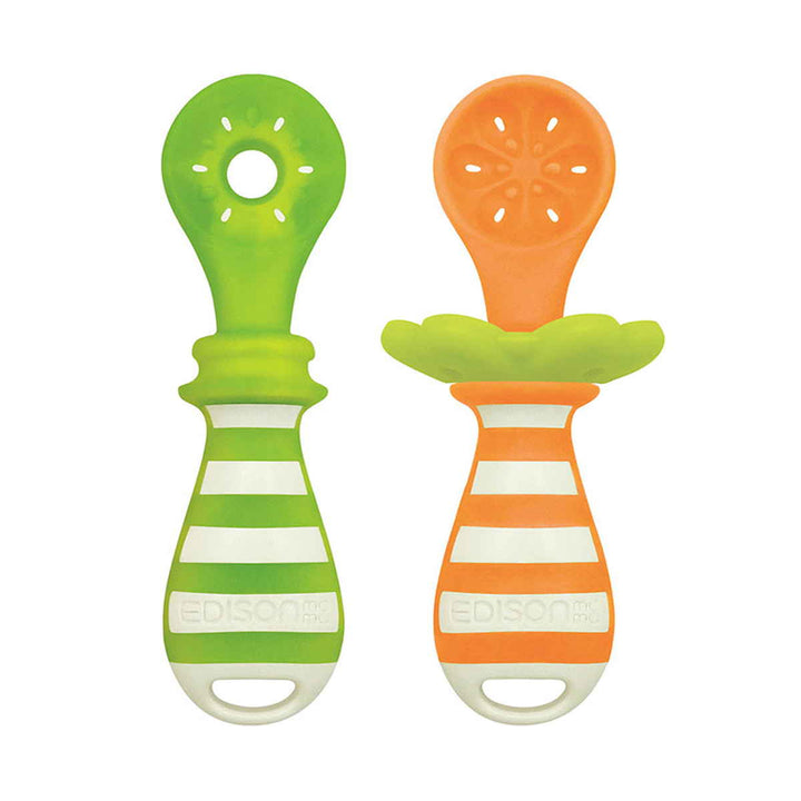 スプーンはじめて使うスプーンオレンジ＆キウイエジソンベビー離乳食