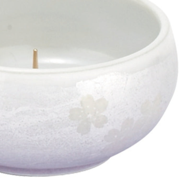 灯立て九谷焼銀彩宇野千代の仏具揃え淡墨の桜仏具陶器