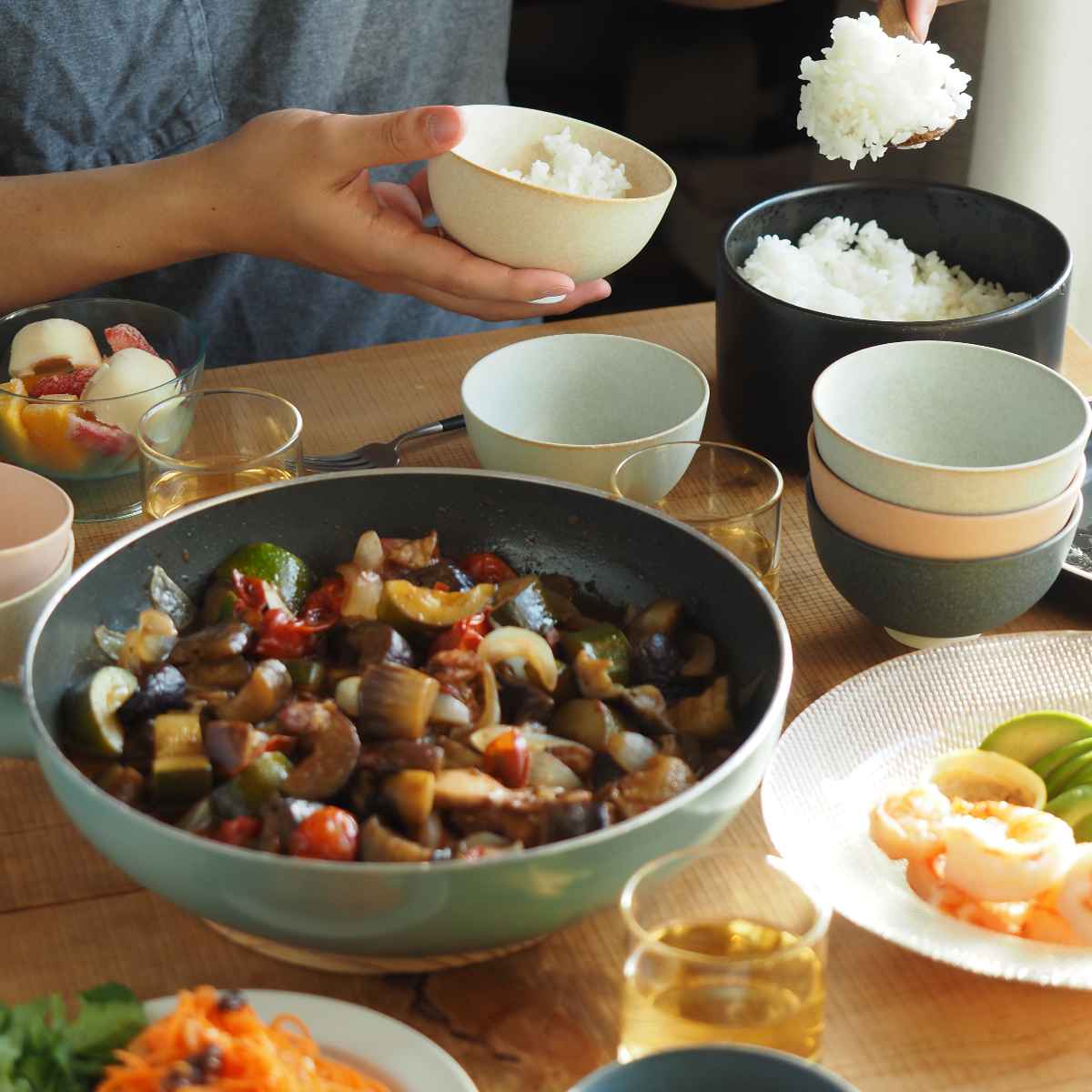飯碗 10cm S 小さなお茶碗 Bread&Rice パンとごはんと… 磁器 美濃焼